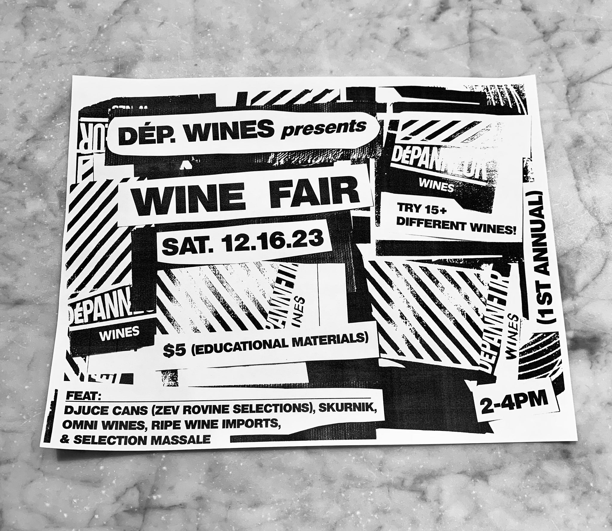 Our First Annual  Holiday Wine Fair with Guests
