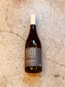 Clos des Fous - "Subsollum" Pinot Noir 2023 (13% ABV) 750ml