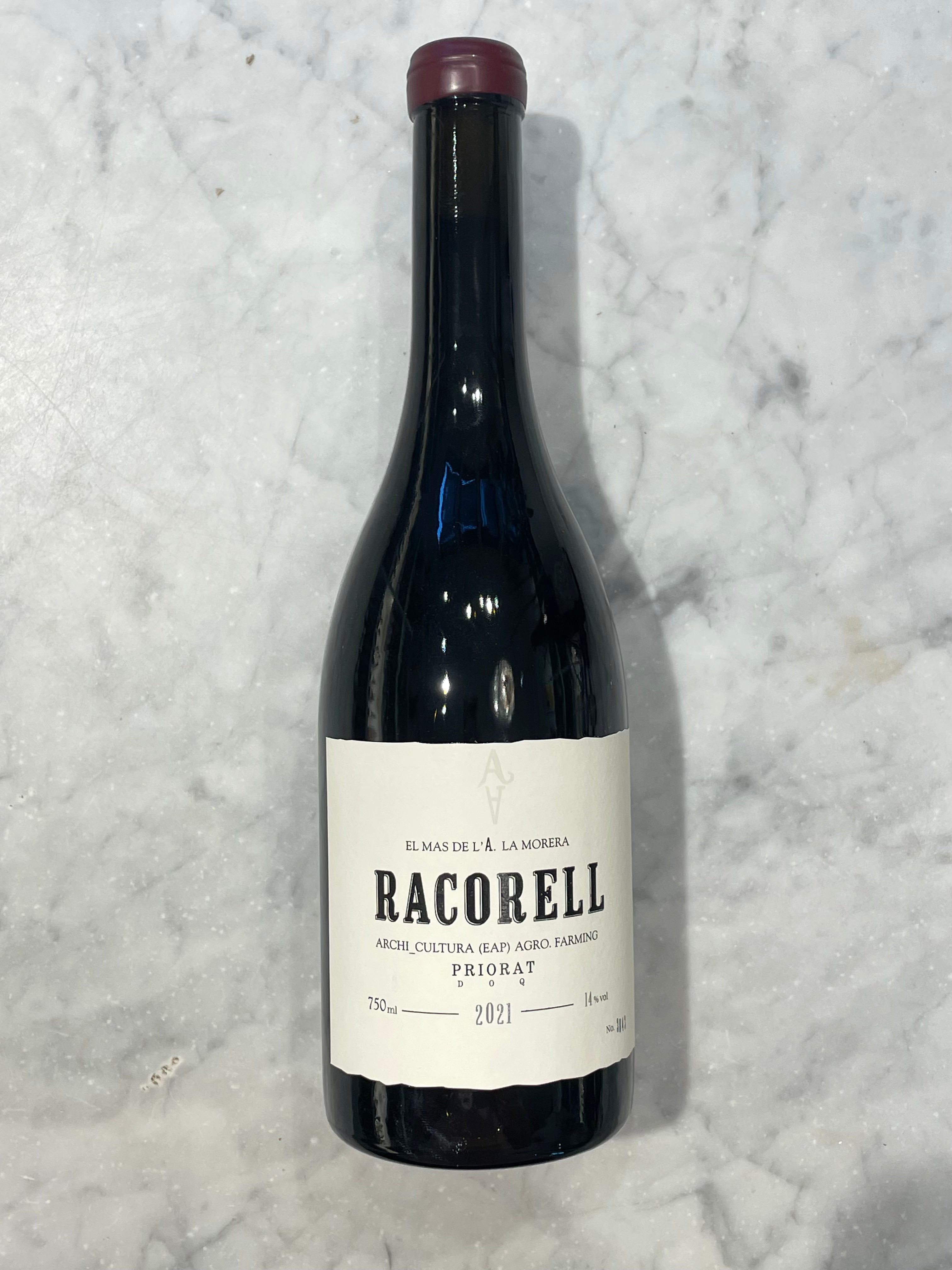 El Mas De L'A (Alfredo Arribas), Priorat Racorell 2021 750ml (14.0% ABV)