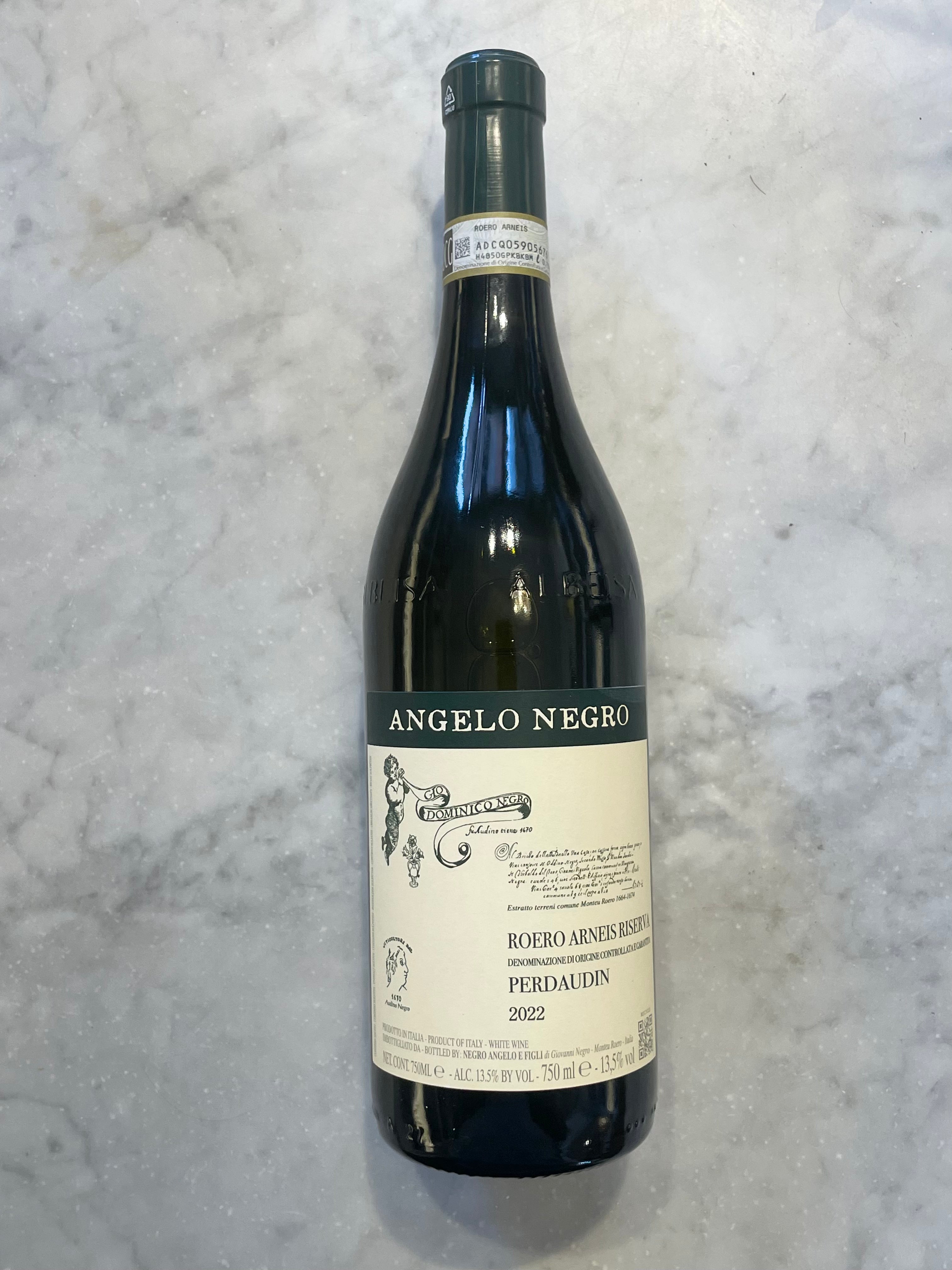 Angelo Negro, Roero Arneis Riserva "Perdaudin" 2022 (13.5% ABV)