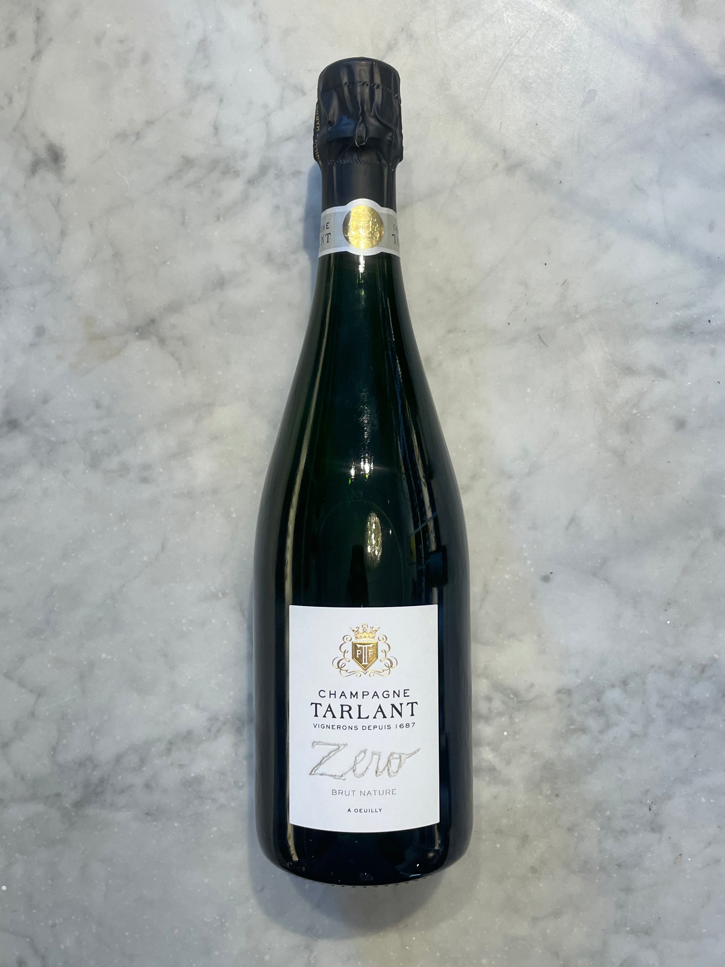 Tarlant, "Zero" Brut Nature (2017 Base) NV 750ml (12.0% ABV)