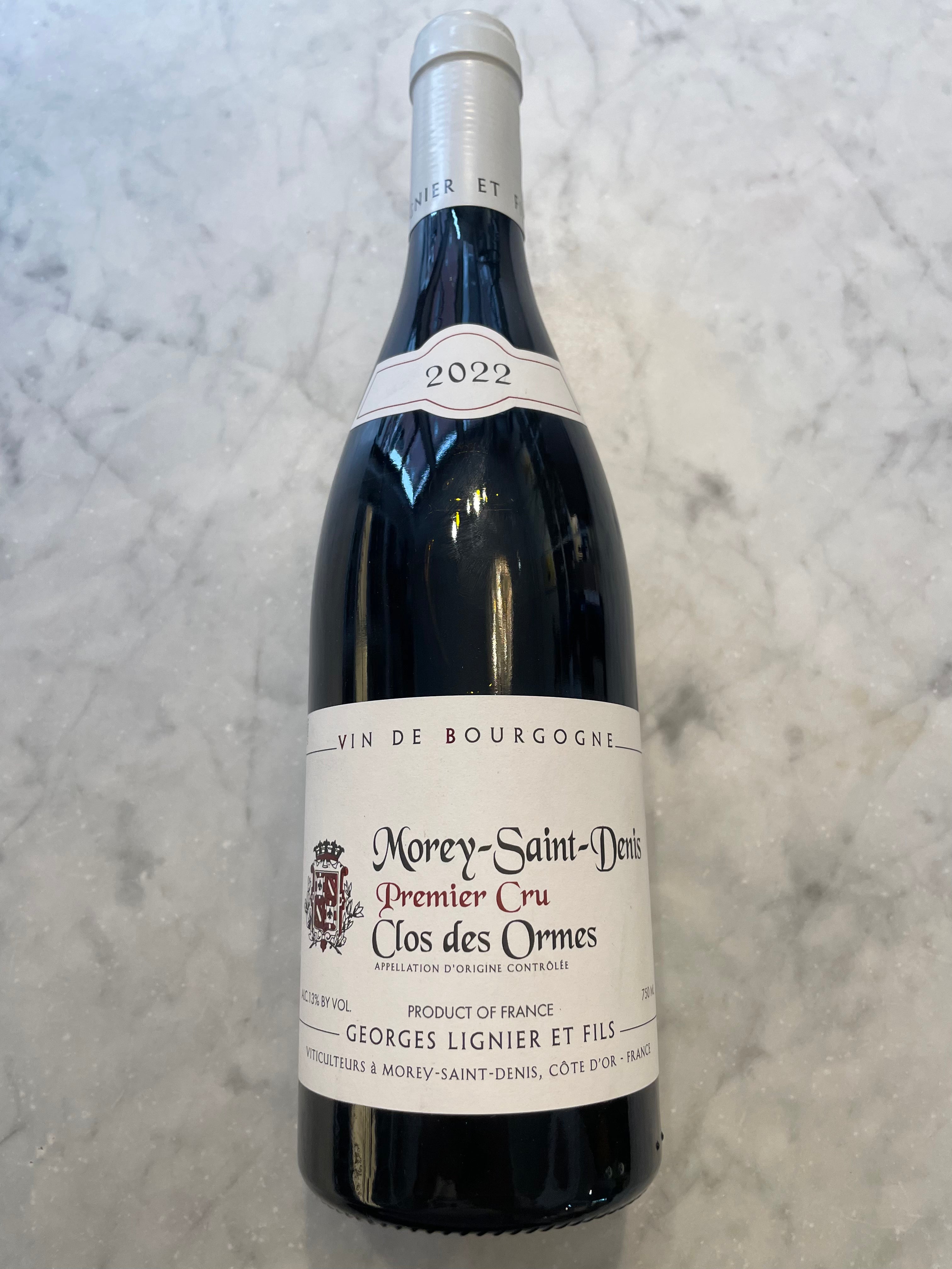 Georges Lignier & Fils, Morey-Saint-Denis 1er Cru Clos des Ormes