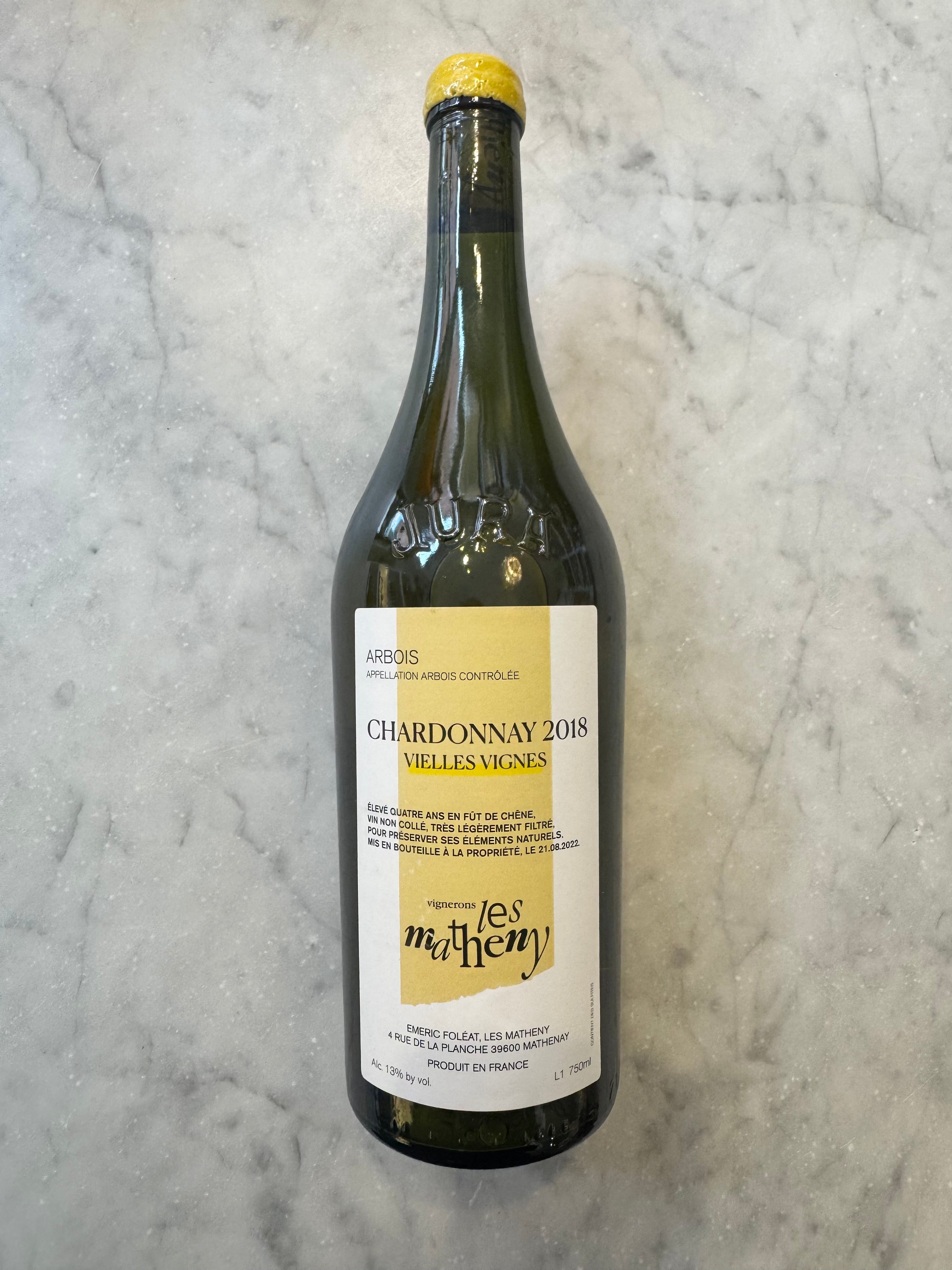Les Matheny, Arbois Blanc Chardonnay Vieilles Vignes 2018 750ml