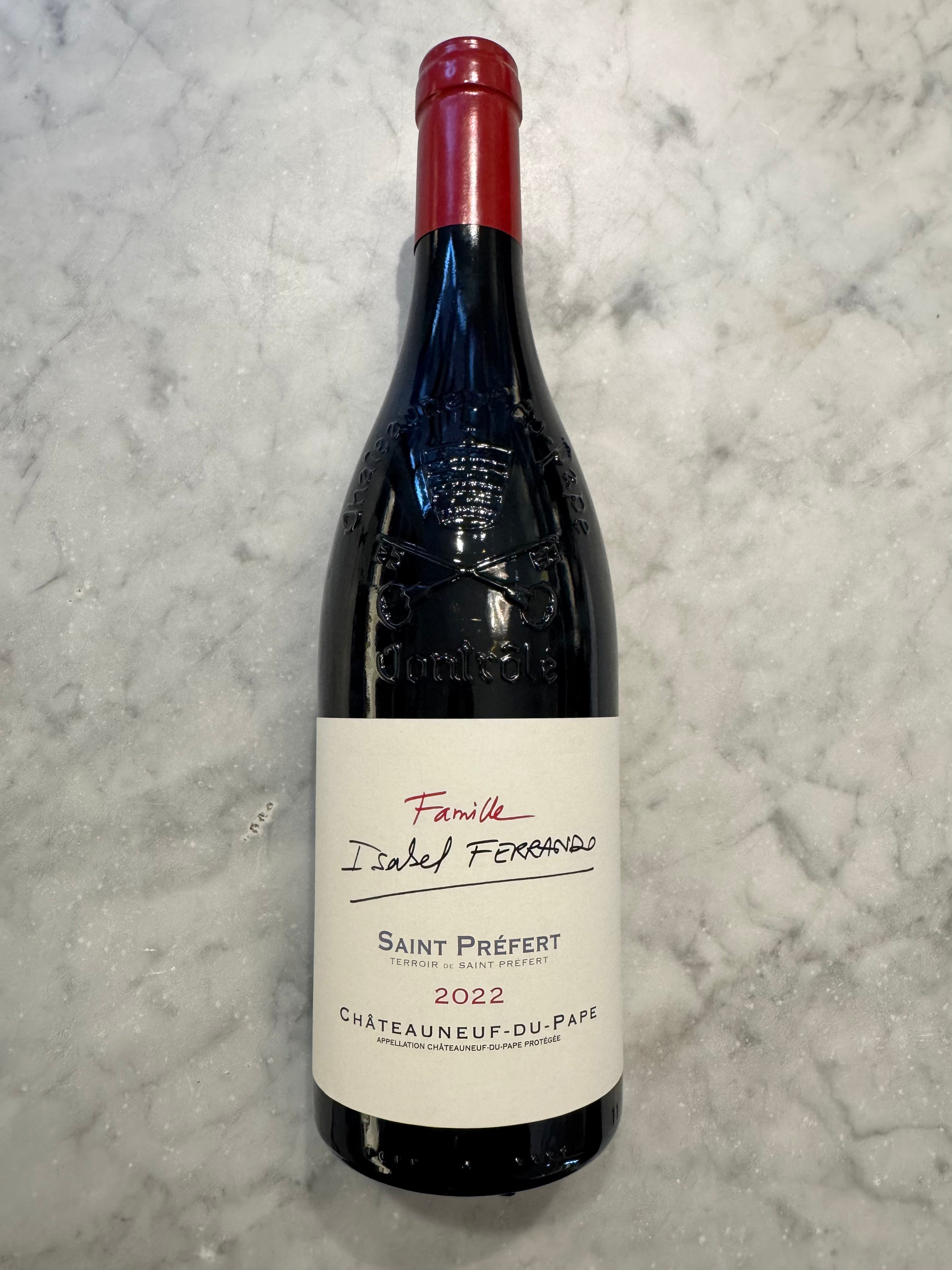 Famille Isabel Ferrando, Chateauneuf-du-Pape Rouge 2022 750ml