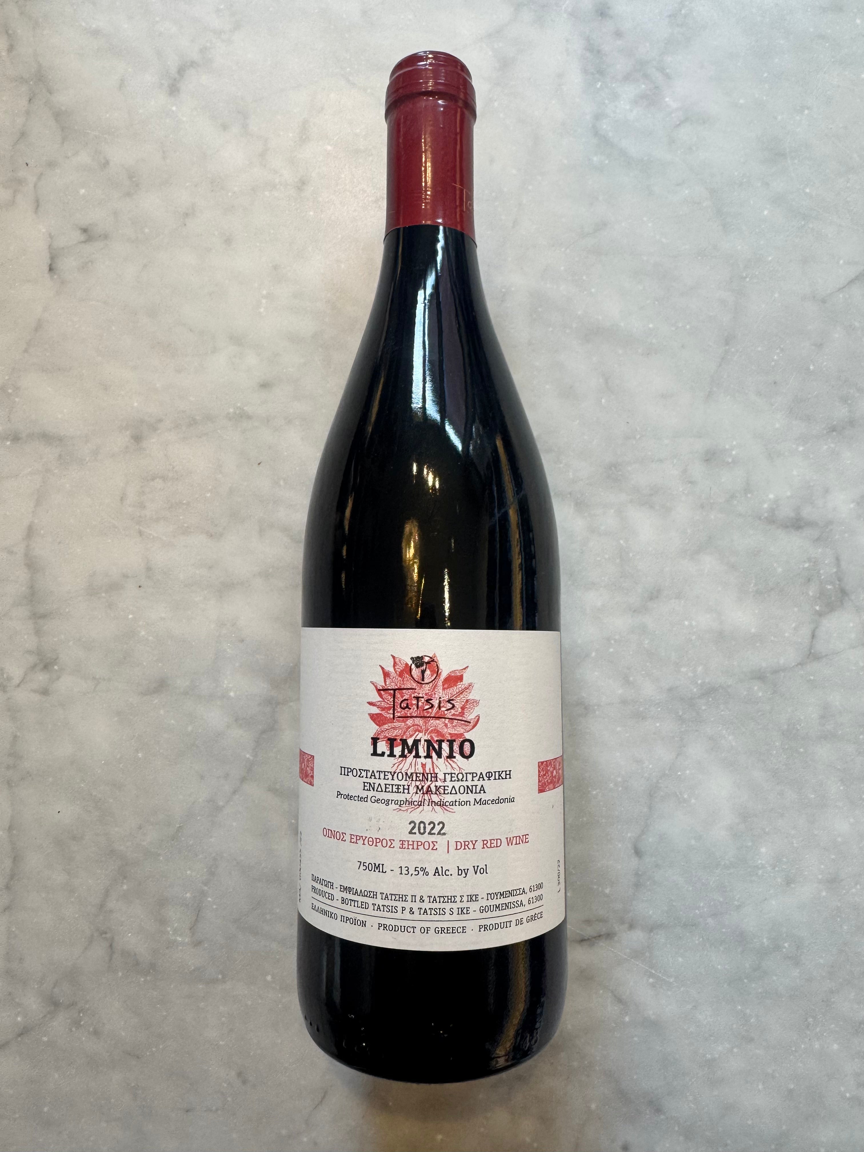Tatsis, Limnio 2022 750 ml (13.5% ABV)