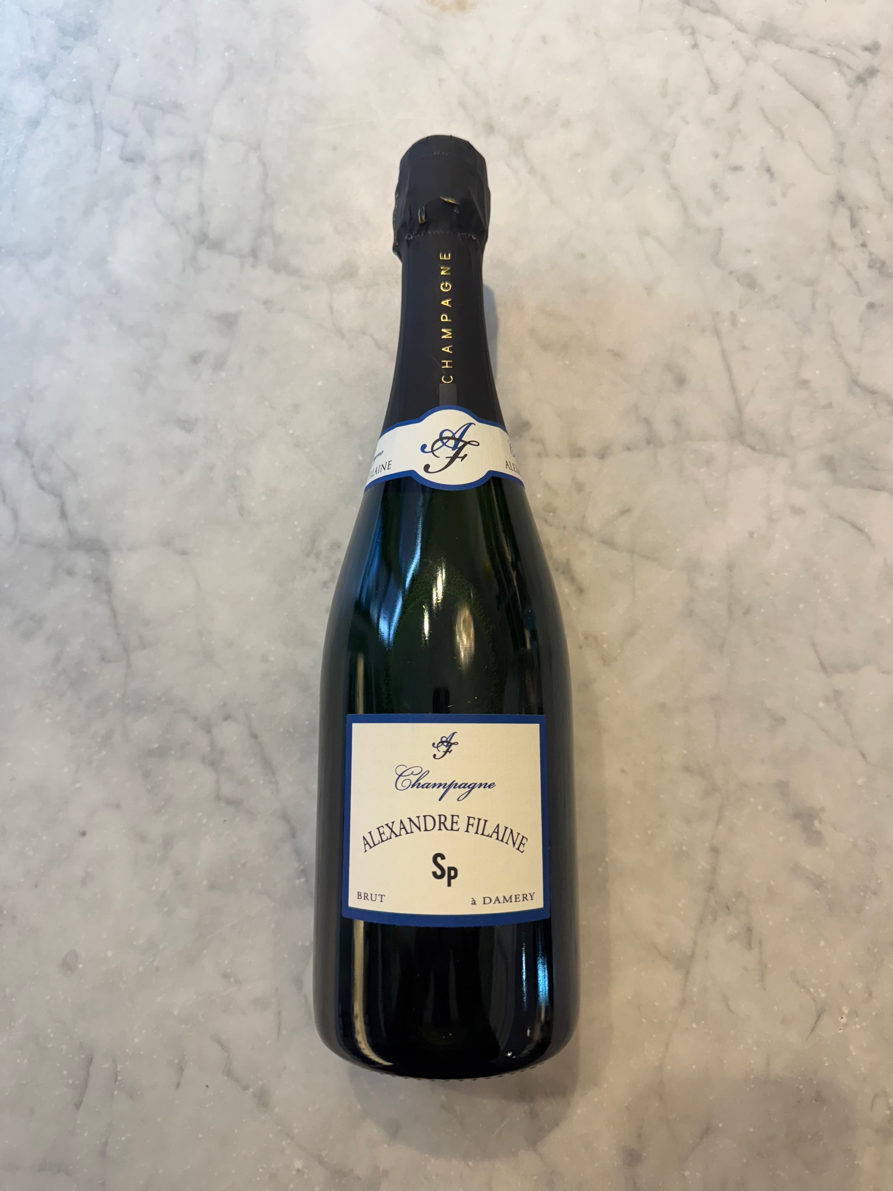 Alexandre Filaine, Cuvee Speciale Brut Champagne (2022 and 2021) 750ml