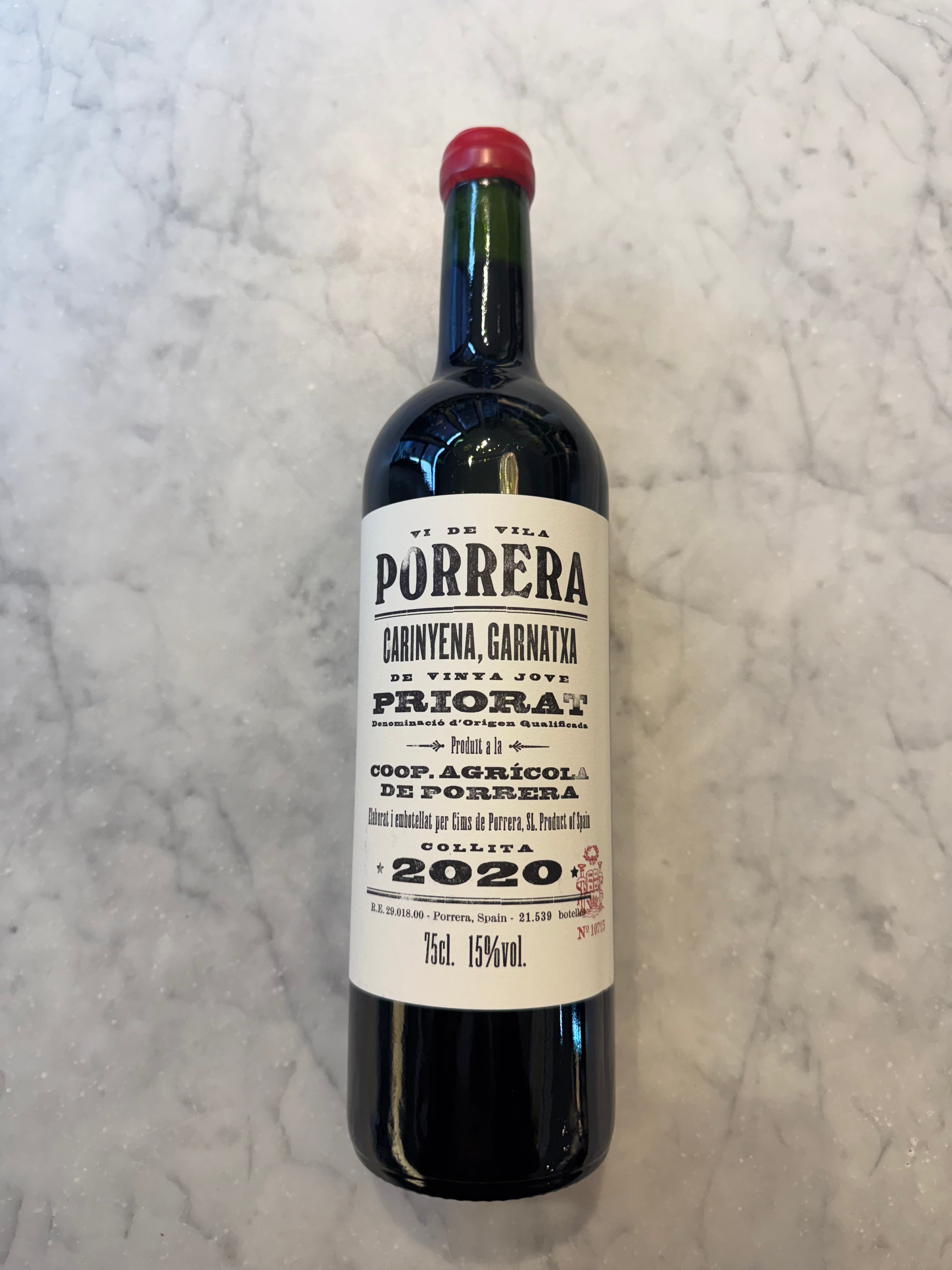 Cims de Porrera Priorat "Vi de Vila" 2020 750ml