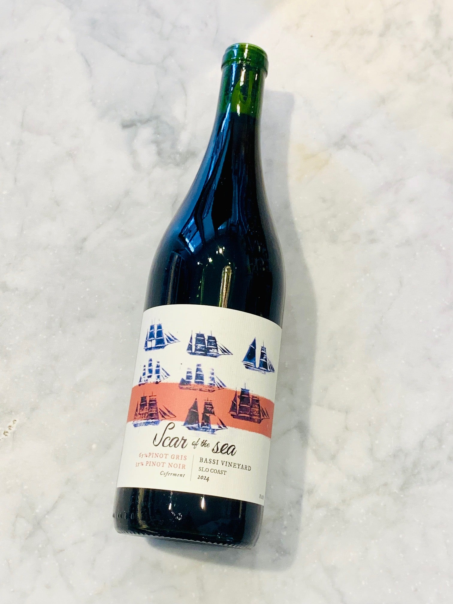 Scar of the Sea - Bassi Vineyard Pinot Gris / Pinot Noir SLO Coast 2024 750ml (12% ABV)
