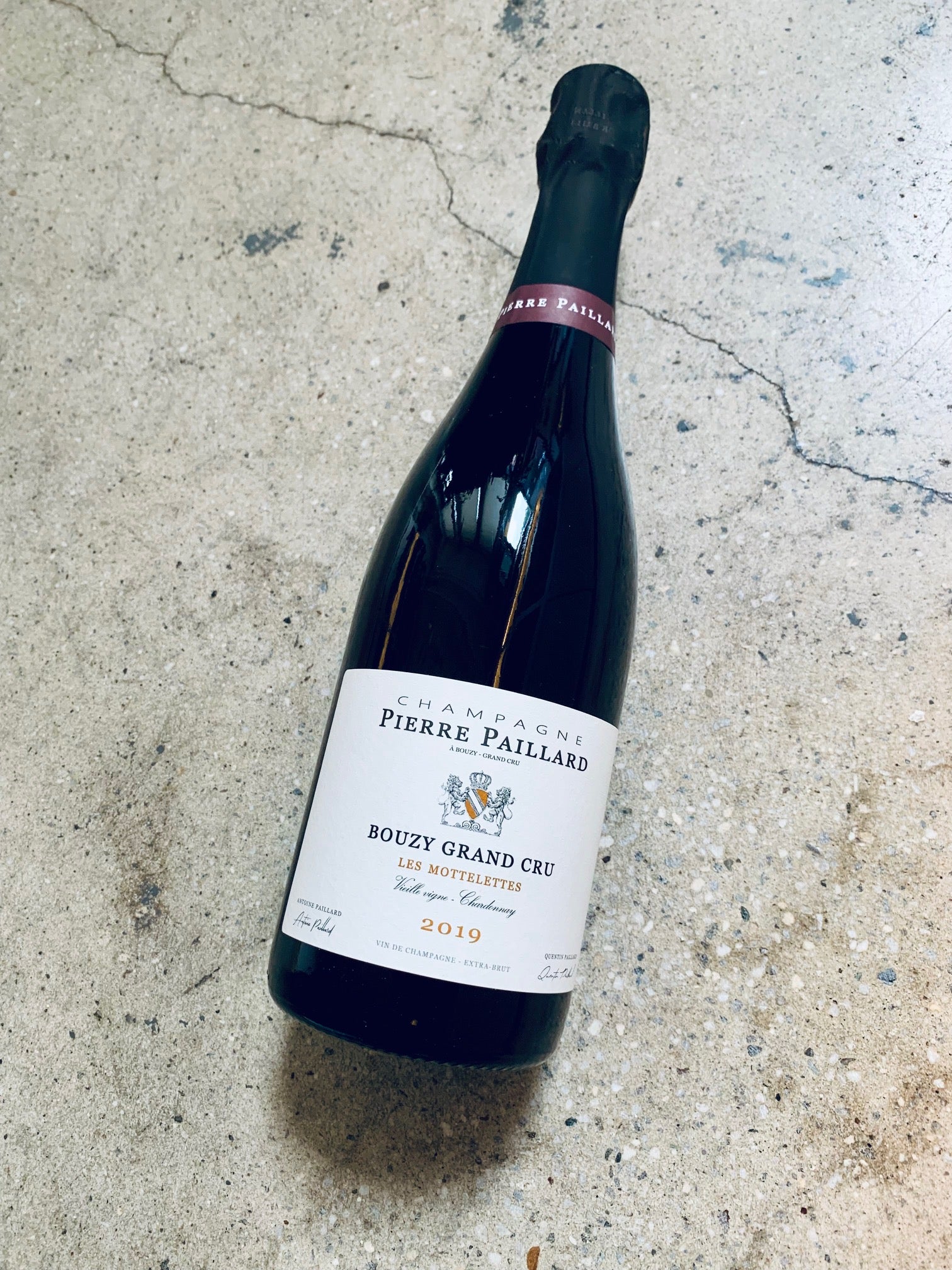 Pierre Paillard Champagne - Grand Cru Extra Brut Blanc De Blancs Lieu Dit "Les Mottelettes" Bouzy 2019 (12.5% abc)