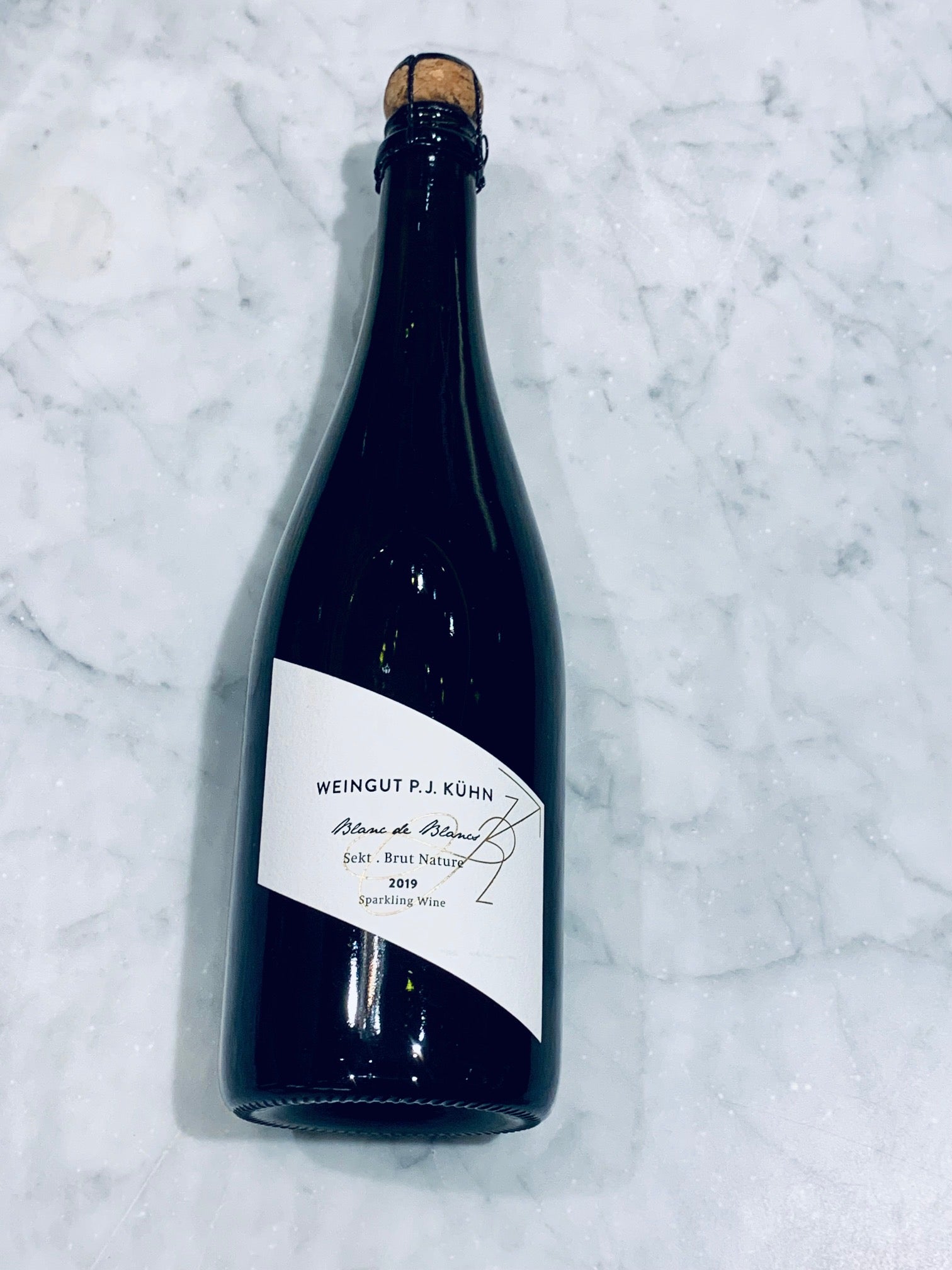 Peter Jakob Kuhn - Blanc de Blancs Sekt Brut Nature 2019 750ml (12.5% abv)