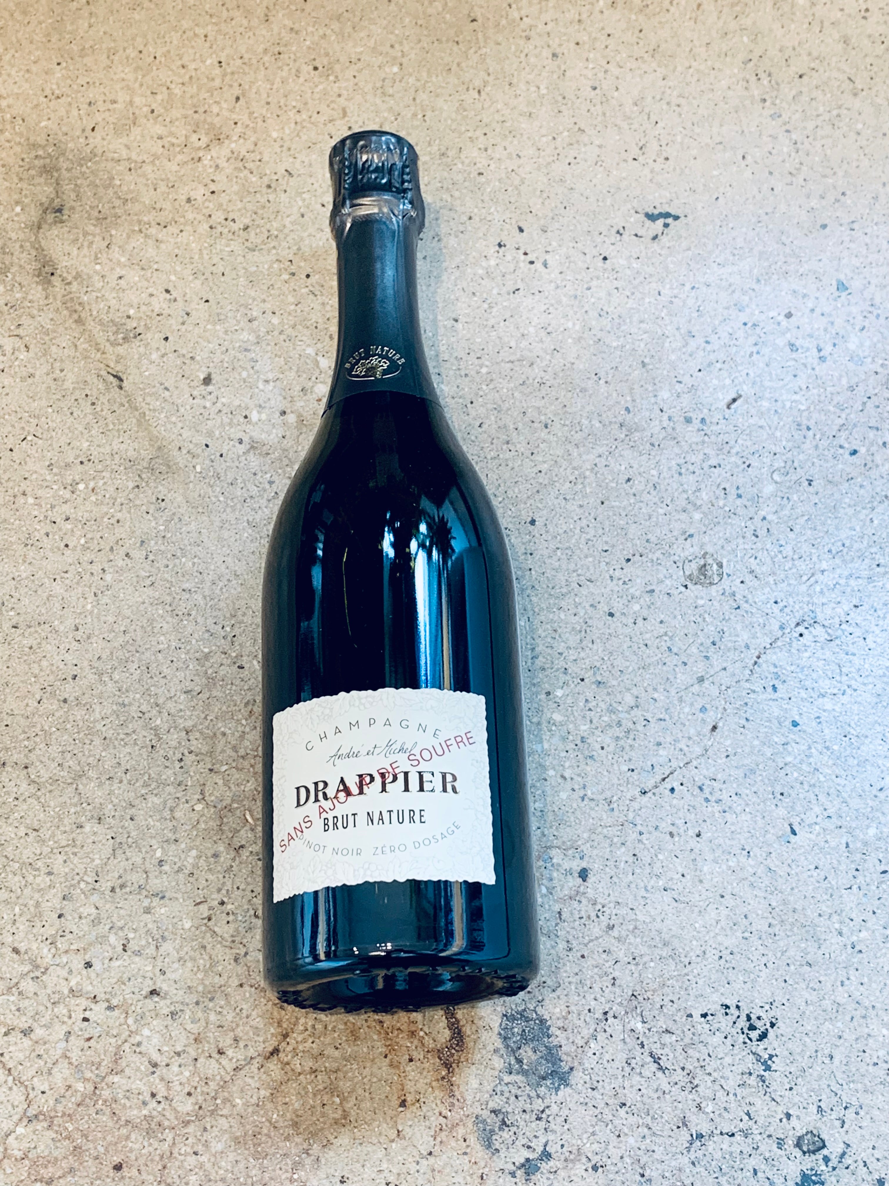 Drappier Champagne - Brut Nature NV Pinot Noir Zero Dosage Sans Ajout De Soufre 750ml (12% ABV)