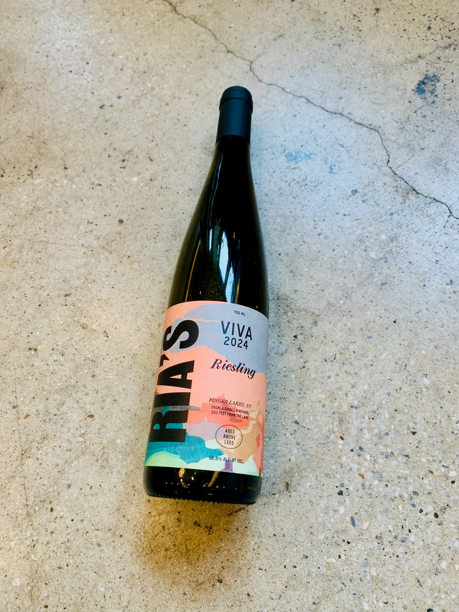 Ria's Wines - Dry Riesling "Viva Vineyard" Seneca Lake 2024 750ml (12.8% ABV)