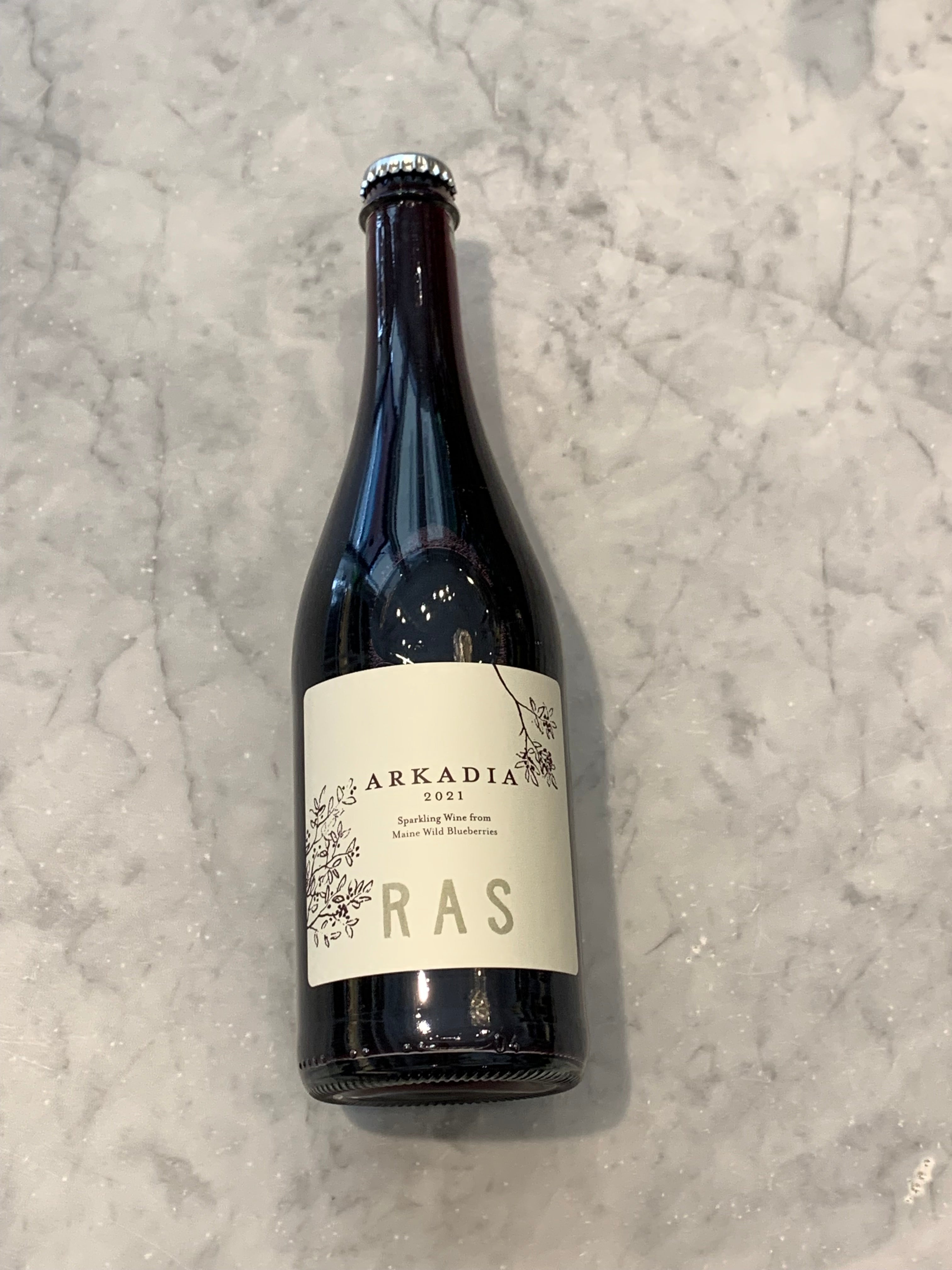 Ras Wines - Sparkling Wine Arkadia Maine Wild Blueberries 2021 750ml (8% ABV)
