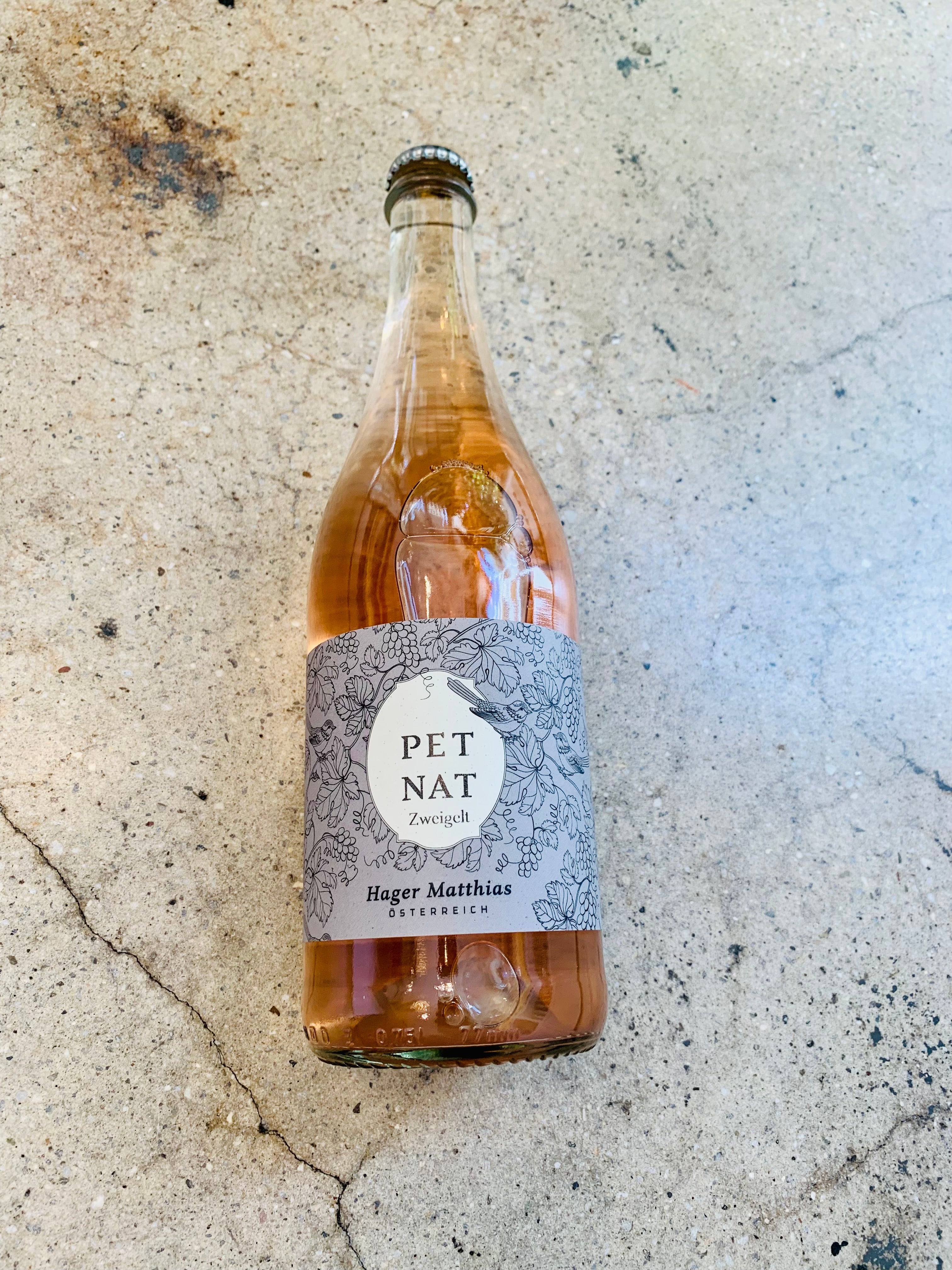 Hager Matthias - ROSE PET NAT Zweigelt Perlwein aus Osterreich 2021 750ml (11% ABV)