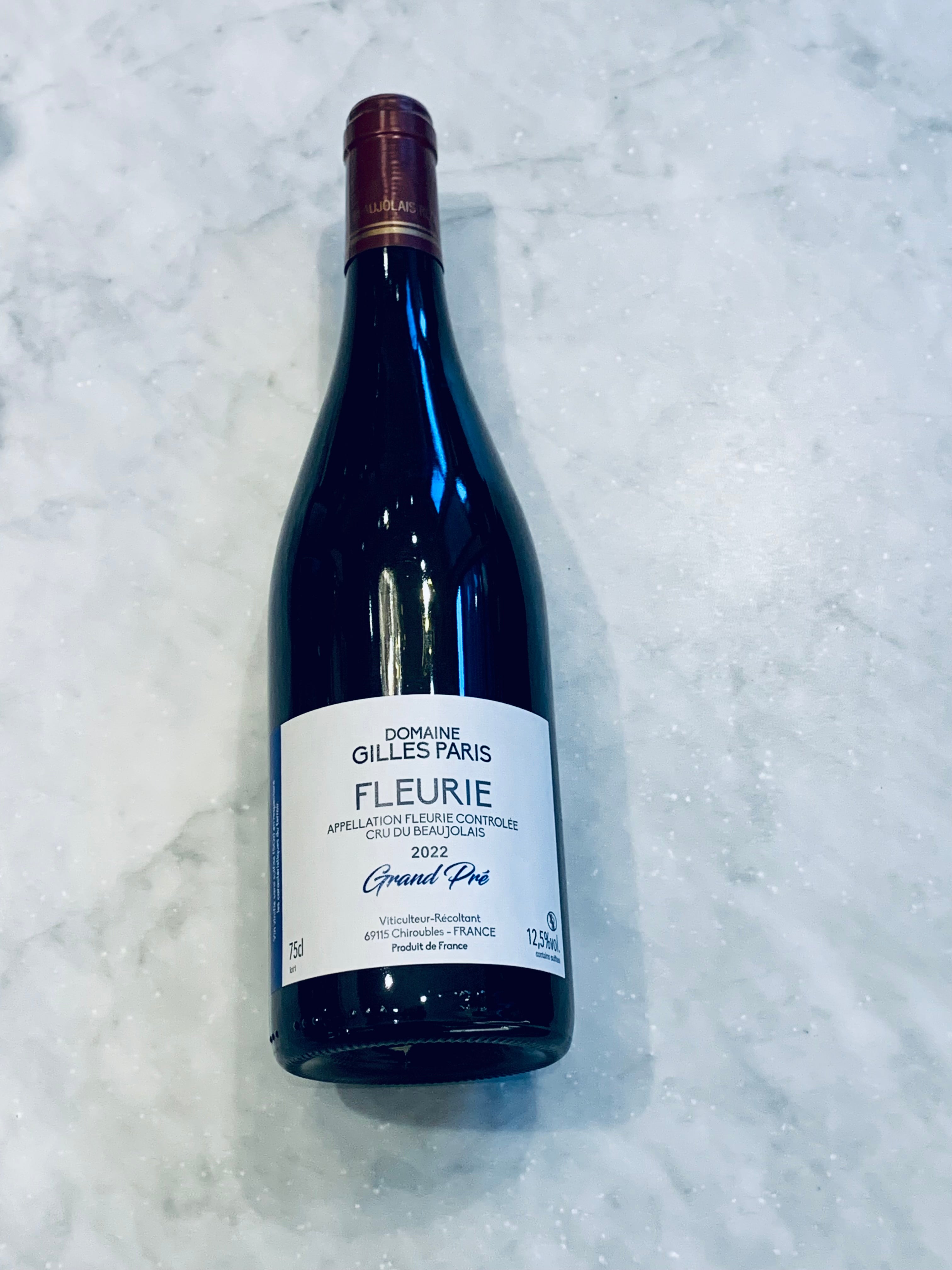Domaine Gilles Paris - "Grand Pre" Fleurie 2022 750ml (12.5% ABV)