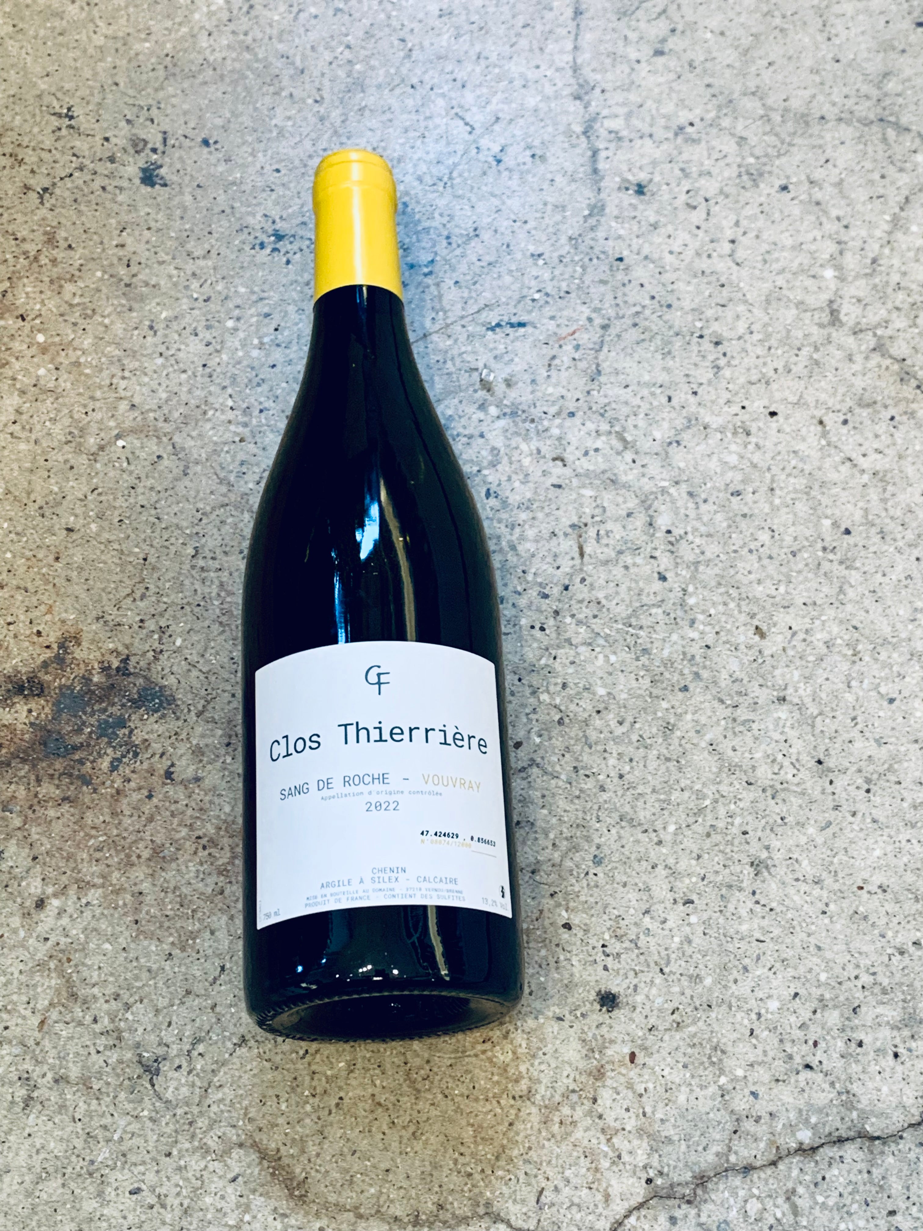 Clos Thierriere - "Sang de Roche" Vouvray AOC 2023 750ml (13% ABV)