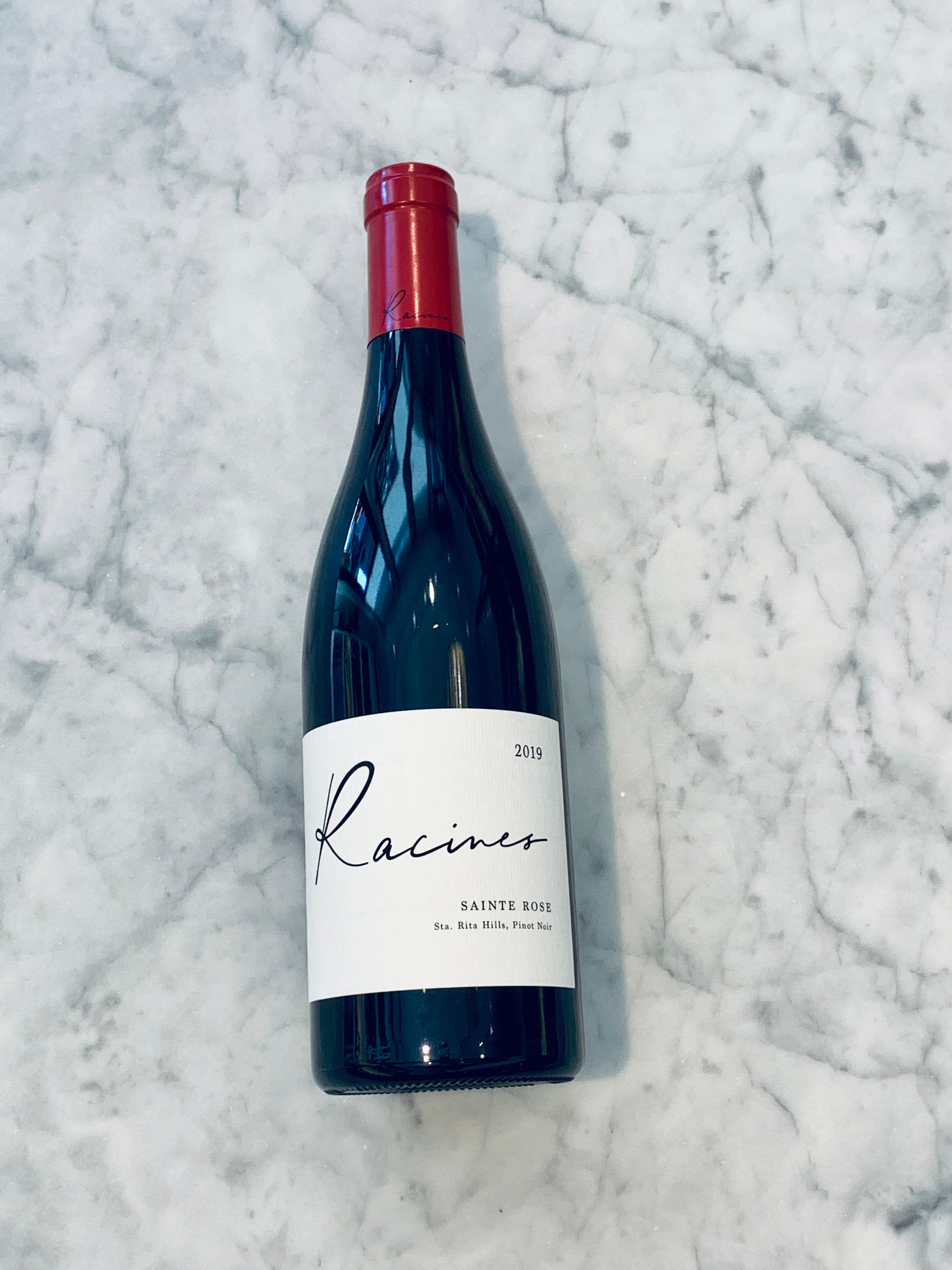 Racines Wine - Pinot Noir "SAINTE ROSE" Sta. Rita Hills 2019 750ml (12.9% ABV)