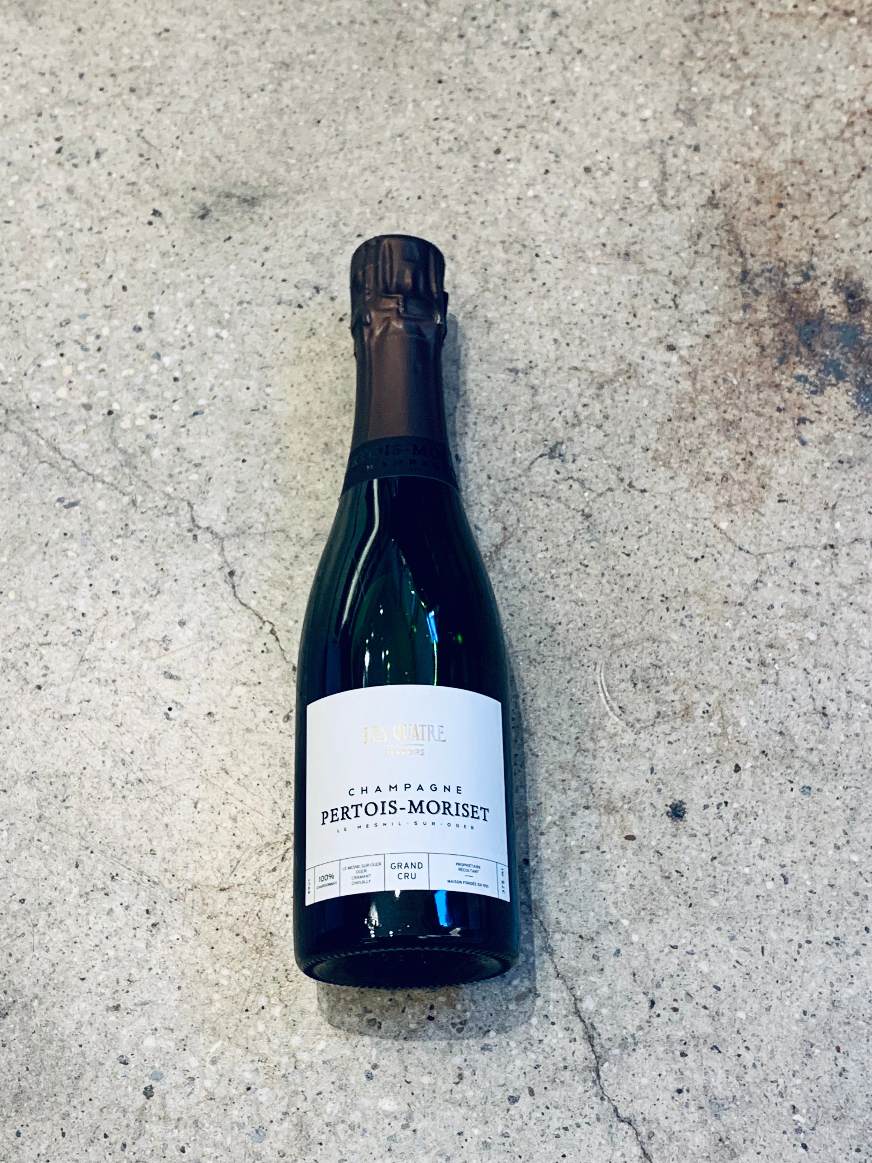 Champagne Pertois-Moriset - "Les Quatre Terroirs" Grand Cru Blanc de Blancs Brut 375ml HALF BOTTLE NV (12.5% ABV)