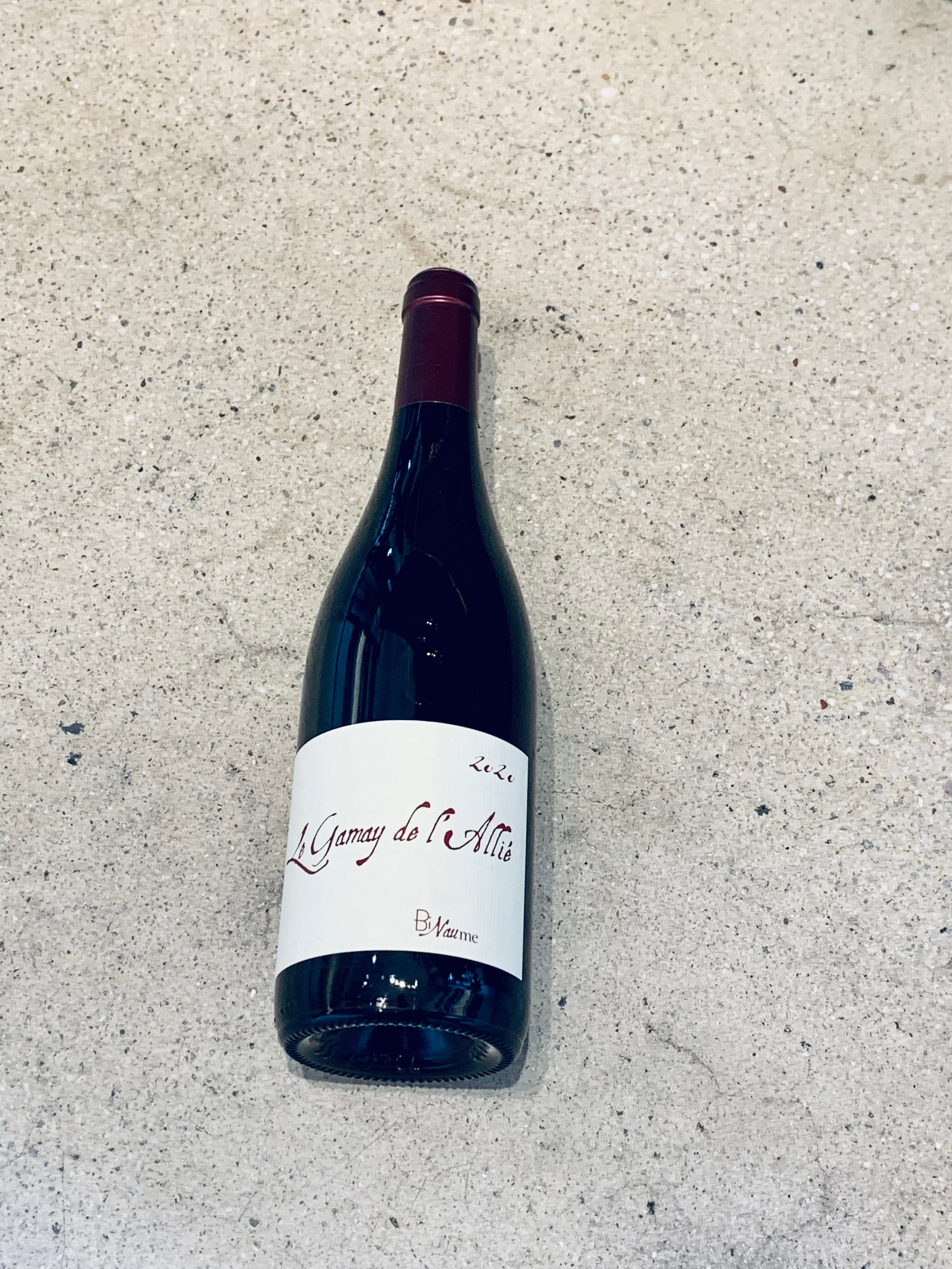 Claire Naudin & Jean-Yves Bizot - "Le Gamay de l’Allié" BiNaume VDF 2020 750ml (12% ABV)